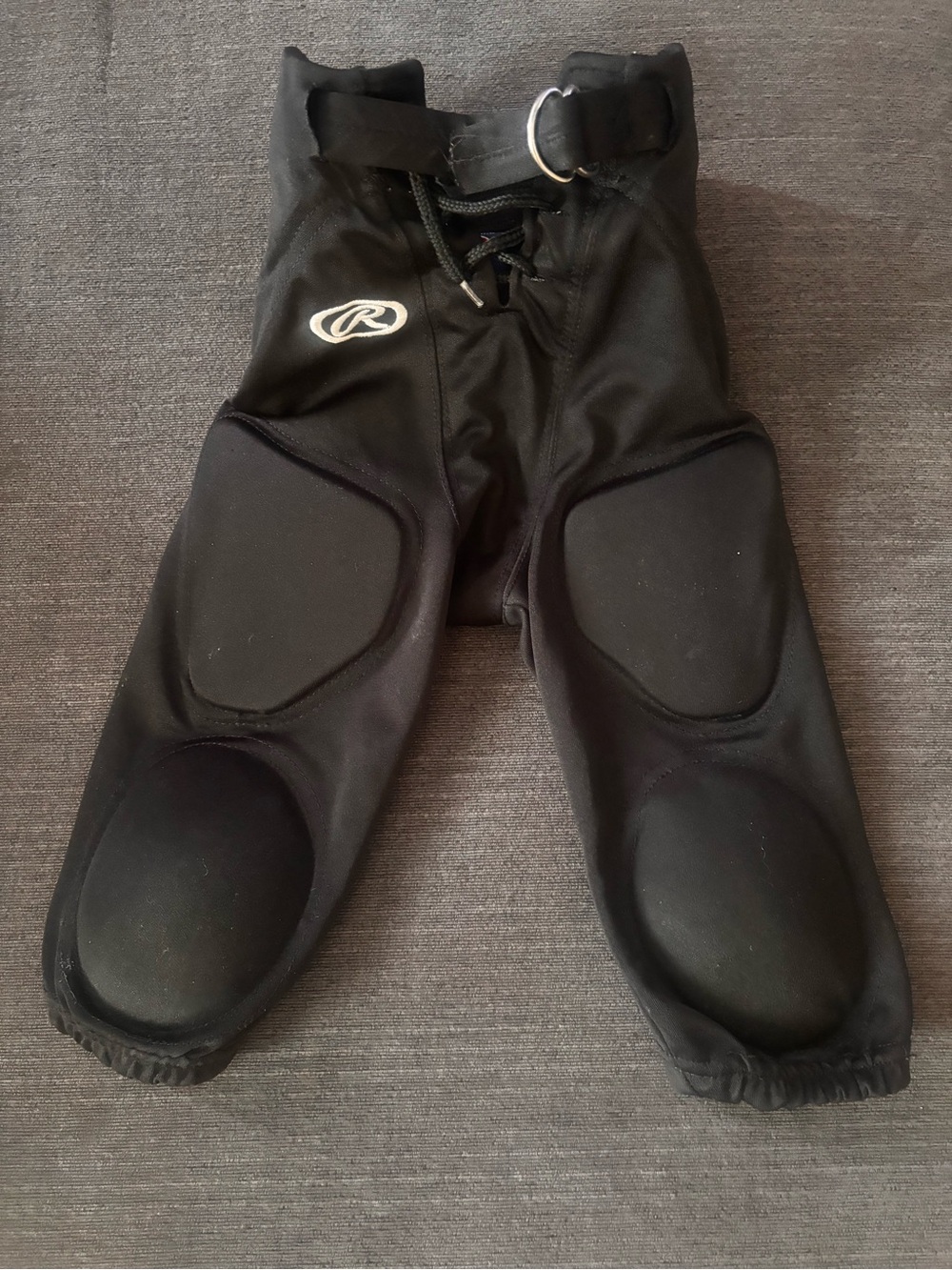 Rawlings Black Kids Padded football pants